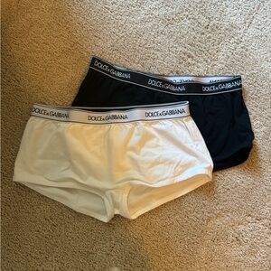 Dolce & Gabbana Black and White Boxer Briefs